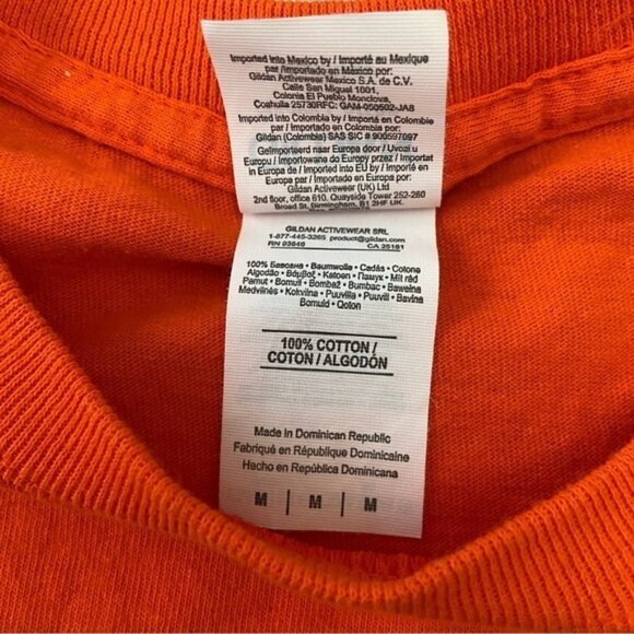 2018 Bike Week Daytona beach muscle graphic muscle t-shirt orange unisex medium - Picture 5 of 11